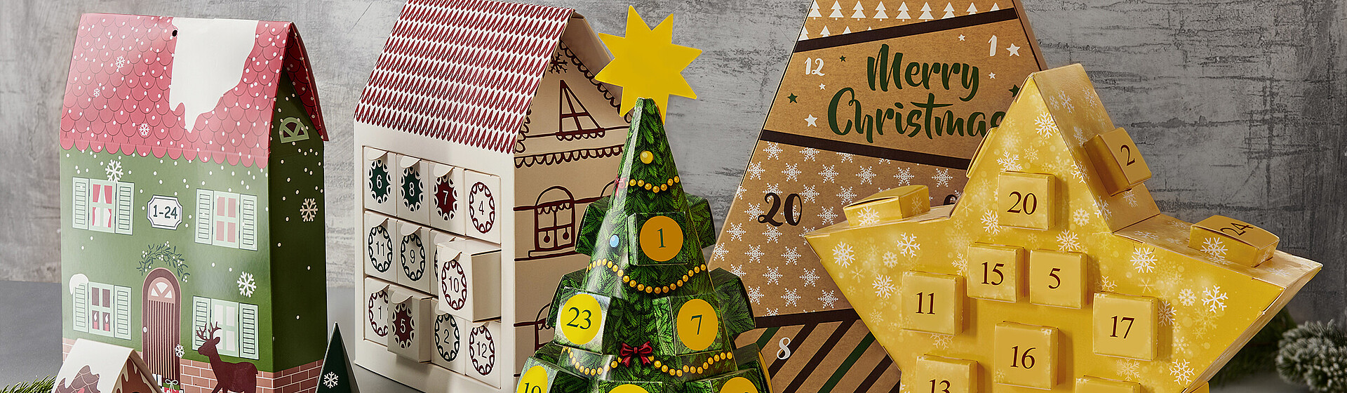 Gefertigte Adventskalender von Karl Knauer 