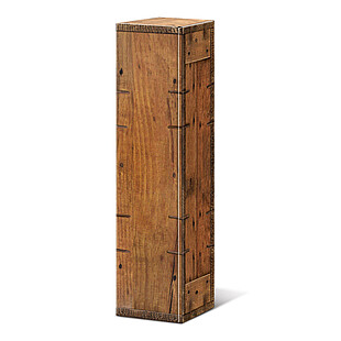 Wine gift carton Holzkiste Rustikal