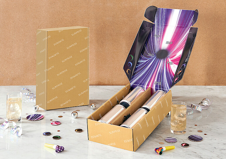 Wine gift carton Surprise Dark Hole