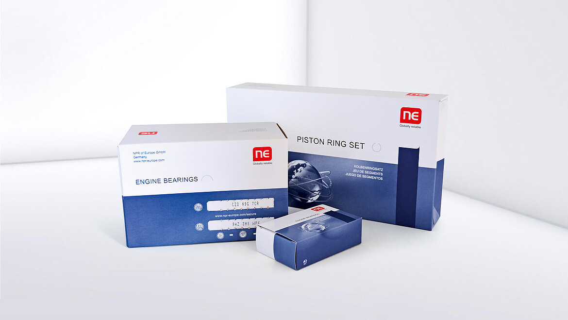 Packaging with counterfeit protection