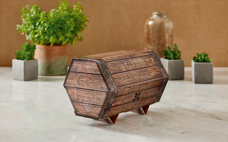 “Bag in Fässle” packaging concept, Karl Knauer presents a new, attractive variant of the popular “Bag in Box”