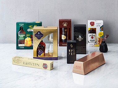 Gift packaging in the form of complete custom designs