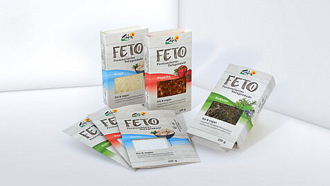 Sleeves with patched window for fermented foods