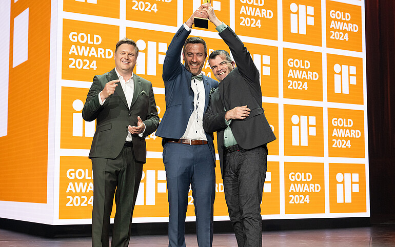 Karl Knauer at the iF Design Award ceremony in Berlin