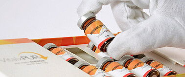 Contract packaging of small bottles with Karl Knauer