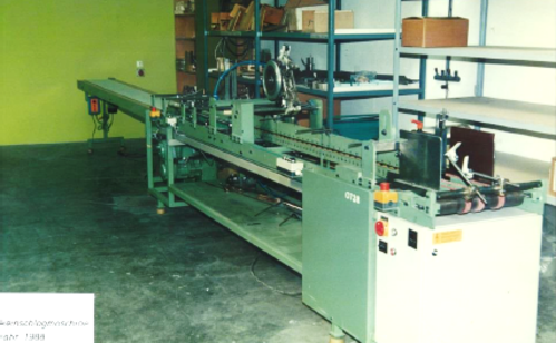 First system from in-house machine construction