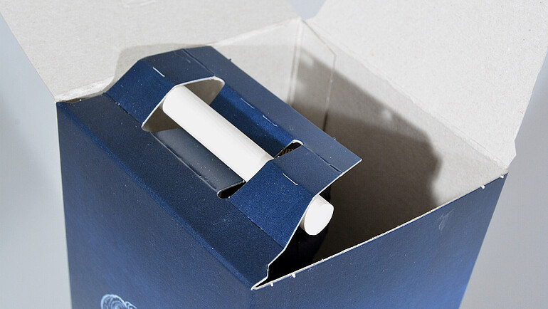 Champagne package with chalk