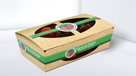 Small peppers in sustainable packaging