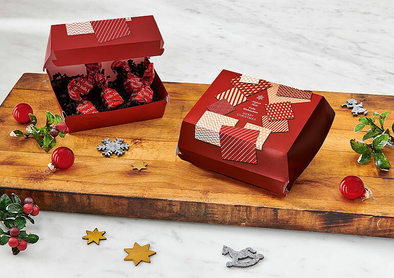 Folding box Weihnachten