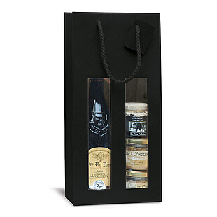 Carrying bag PURE line with window black