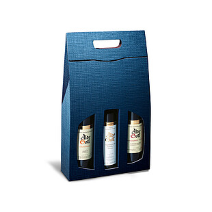 Carrying carton Struktura VITA dark blue