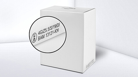 UN approval of folding box