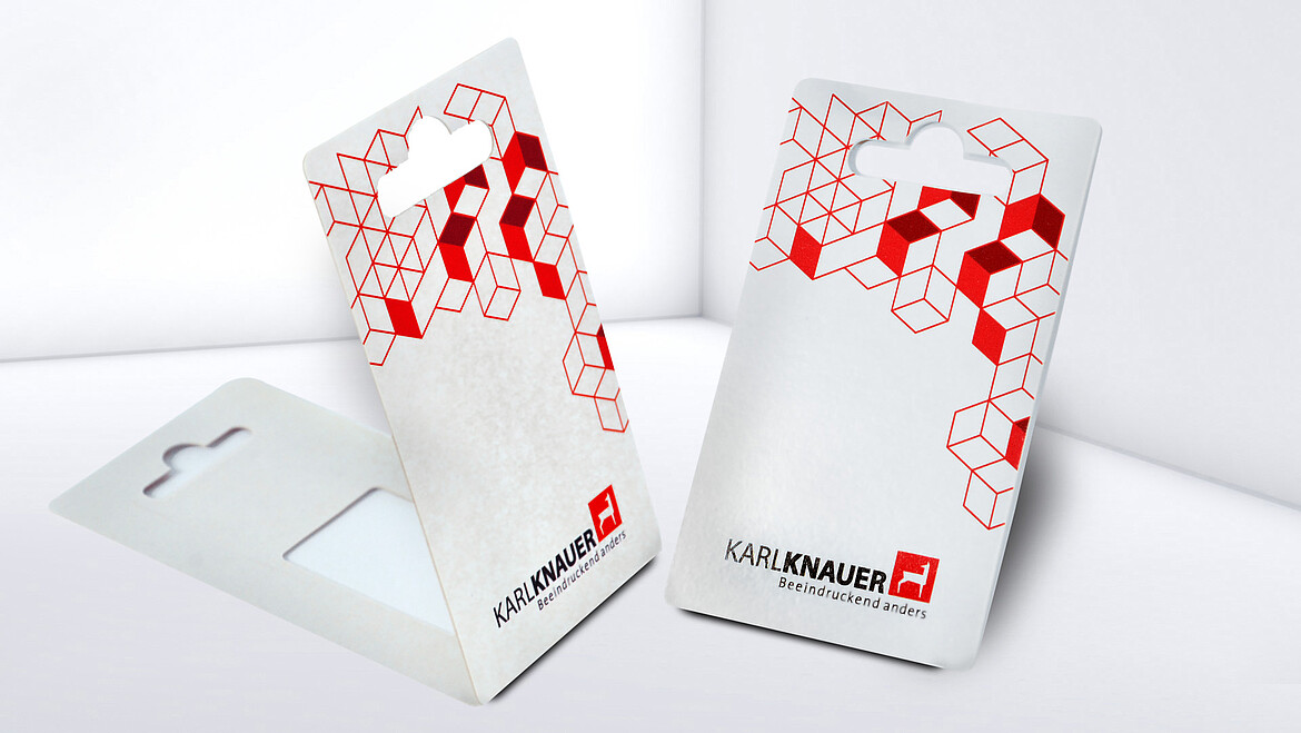 Folding blister cards