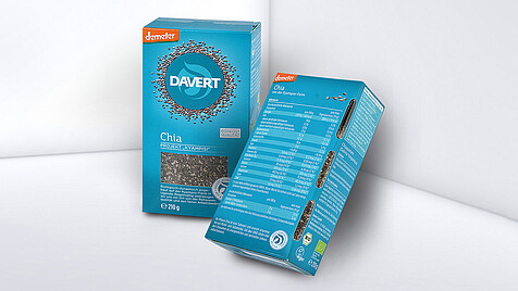 Folding boxes for muesli with window